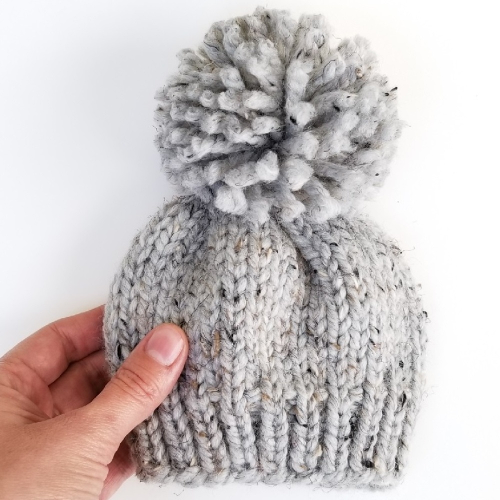 Pom pom Baby Hat Newborn -12 Months